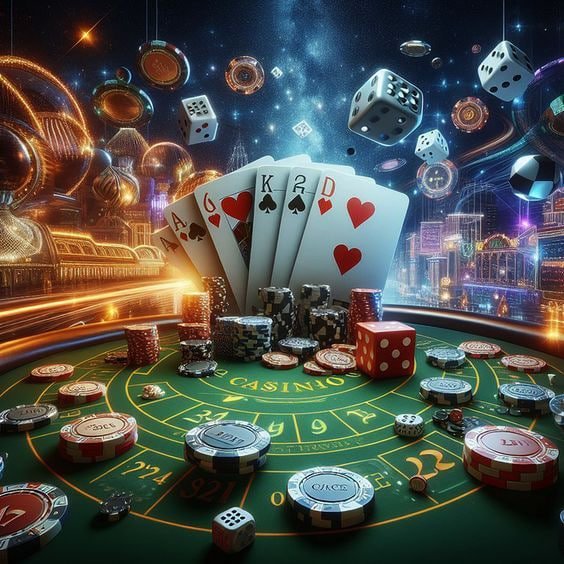Interface blackjack klasik dengan dealer langsung di layar mobile